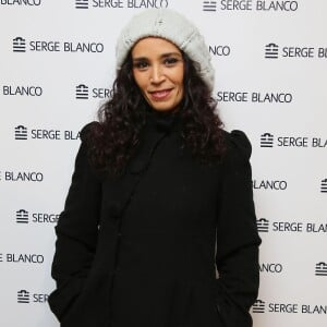 Exclusif - Aïda Touihri lors de la soirée "Fous Ta Doudoune" sur le rooftop de Serge Blanco, à Paris le 4 février 2016 © Marc Ausset-Lacroix