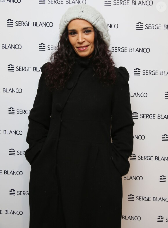 Exclusif - Aïda Touihri lors de la soirée "Fous Ta Doudoune" sur le rooftop de Serge Blanco, à Paris le 4 février 2016 © Marc Ausset-Lacroix