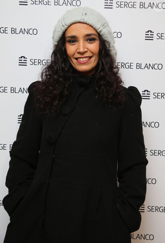 Exclusif - Aïda Touihri lors de la soirée "Fous Ta Doudoune" sur le rooftop de Serge Blanco, à Paris le 4 février 2016 © Marc Ausset-Lacroix