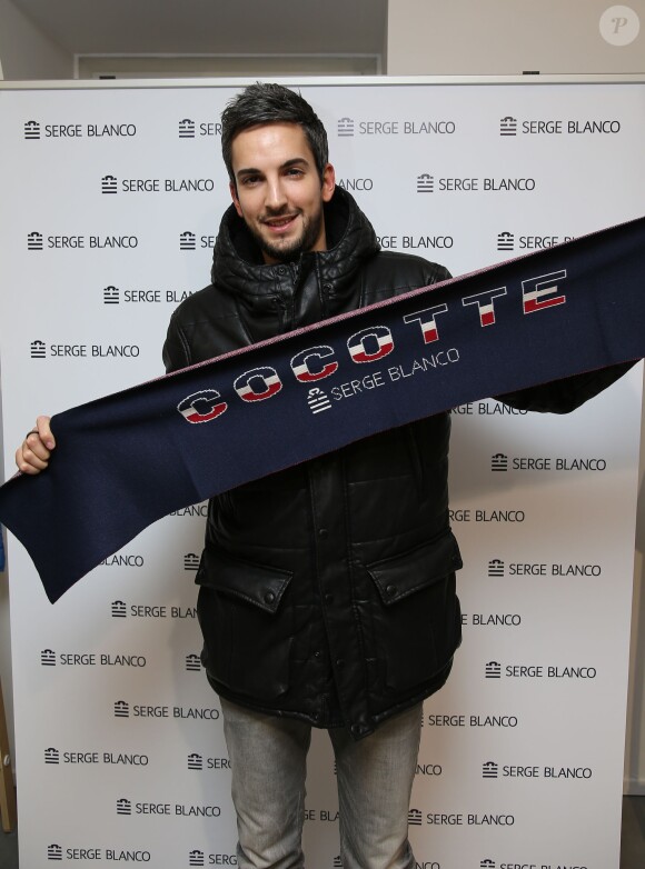 Exclusif - Thibaud Vézirian lors de la soirée "Fous Ta Doudoune" sur le rooftop de Serge Blanco, à Paris le 4 février 2016 © Marc Ausset-Lacroix