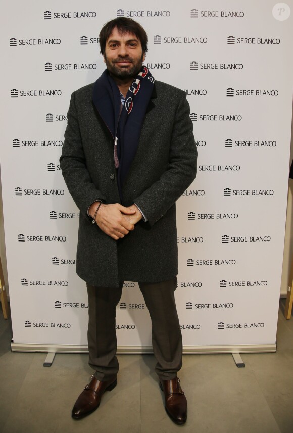 Exclusif - Christophe Dominici lors de la soirée "Fous Ta Doudoune" sur le rooftop de Serge Blanco, à Paris le 4 février 2016 © Marc Ausset-Lacroix