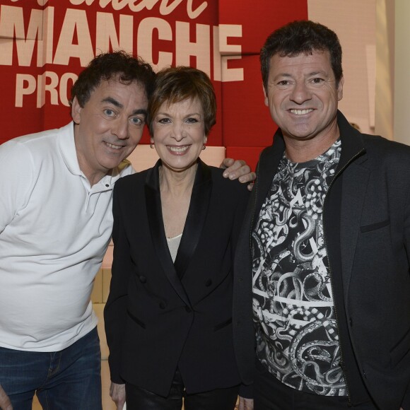 Les Chevaliers du fiel avec Catherine Laborde - Enregistrement de l'émission "Vivement Dimanche" consacrée à Catherine Laborde à Paris le 10 février 2016. Diffusion sur France 2, à 14h15 le 14 février 2016. ©Coadic Guirec/Bestimage