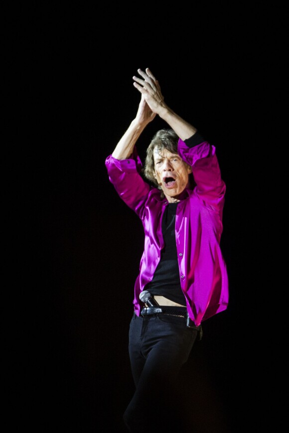 Mick Jagger - Les Rolling Stones en concert au festival Roskilde le 3 juillet 2014
