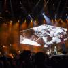 Les Rolling Stones en concert au Tele2 Arena à Stockholm le 1er juillet 2014