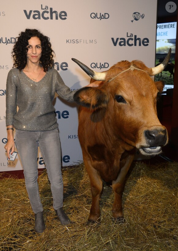 Fadila Belkebla - Avant-première du film "La Vache" au cinéma Pathé Wepler à Paris le 14 février 2016. © Coadic Guirec/Bestimage