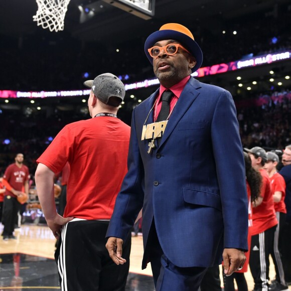 Spike Lee au All Star Game à l'Air Canada Centre de Toronto, le 14 février 2016