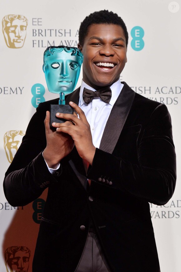 John Boyega - 69e cérémonie des British Academy Film Awards (BAFTA) à Londres, le 14 février 2016.