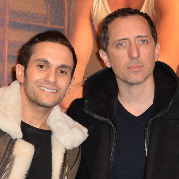 Malik Bentalha et Gad Elmaleh - Avant première du film "Pattaya" au Gaumont Opéra à Paris le 15 février 2016. © Veeren/Bestimage