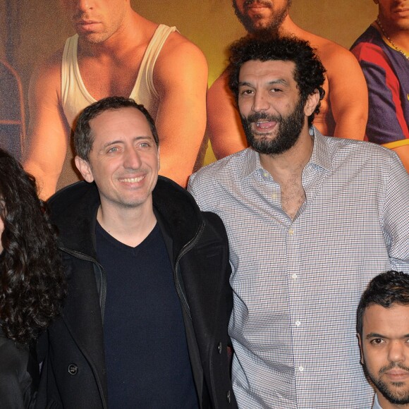 Sabrina Ouazani, Gad Elmaleh, Ramzy Bedia et Anouar Toubali - Avant première du film "Pattaya" au Gaumont Opéra à Paris le 15 février 2016. © Veeren/Bestimage