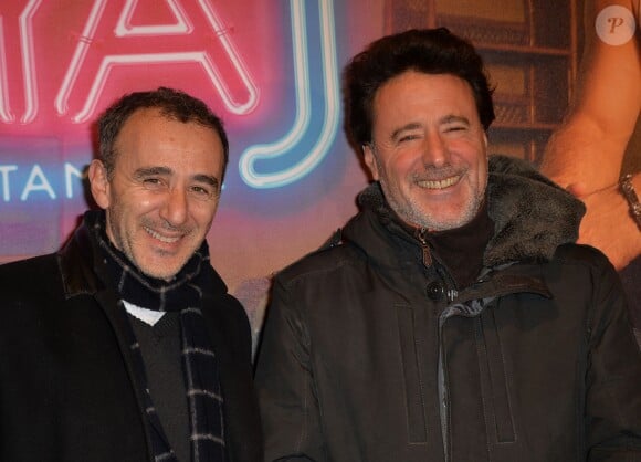 Elie Semoun et Philippe de Chauveron - Avant première du film "Pattaya" au Gaumont Opéra à Paris le 15 février 2016. © Veeren/Bestimage1
