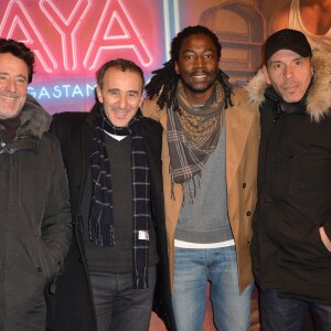 Philippe de Chauveron, Elie Semoun, Noom Diawara et Medi Sadoun - Avant première du film "Pattaya" au Gaumont Opéra à Paris le 15 février 2016. © Veeren/Bestimage