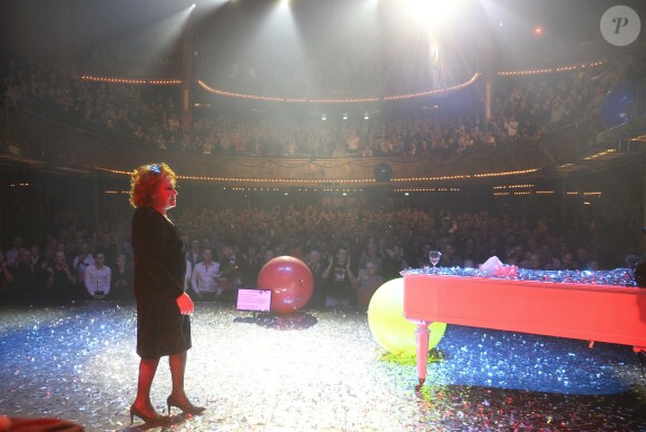 Exclusif - Concert de Régine au théâtre des Folies Bergère à Paris le 14 février 2016. ©Coadic Guirec/Bestimage