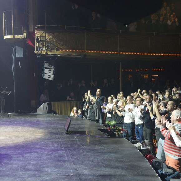 Exclusif - Concert de Régine au théâtre des Folies Bergère à Paris le 14 février 2016. ©Coadic Guirec/Bestimage