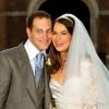 Lord Freddie Windsor et Sophie Winkleman lors de leur mariage à Hampton Court le 12 septembre 2009. Le couple a accueilli le 15 janvier 2016 sa deuxième fille, Isabella.
