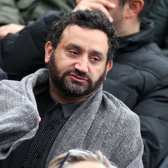 Cyril Hanouna - People dans les tribunes des Internationaux de France de tennis de Roland Garros à Paris. Le 31 mai 2015.