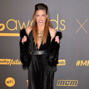 Capucine Anav, lors de la cérémonie des Melty Future Awards 2016 au Grand Rex à Paris, le 16 février 2016.