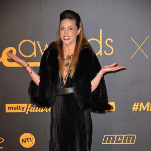 Capucine Anav, lors de la cérémonie des Melty Future Awards 2016 au Grand Rex à Paris, le 16 février 2016.