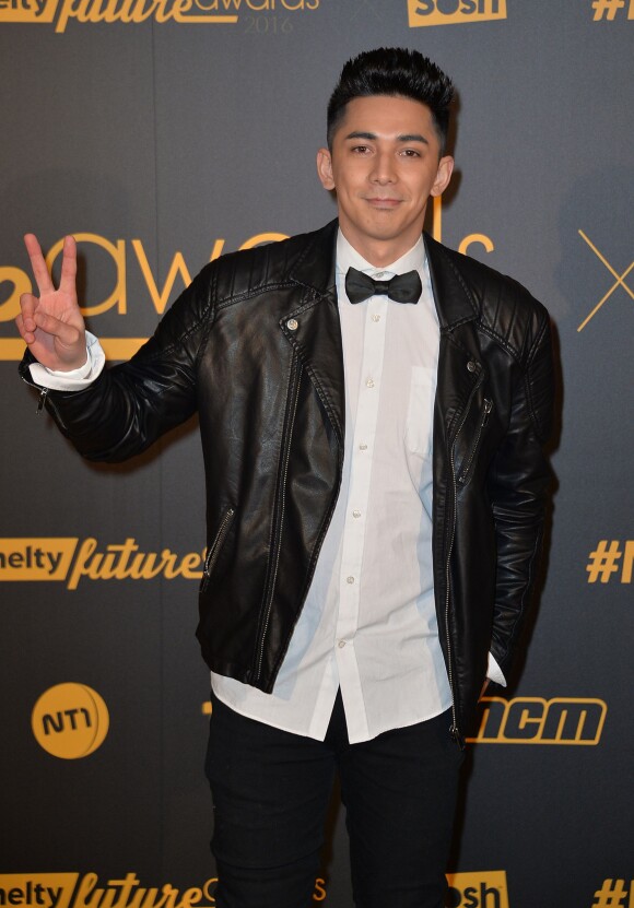Le youtubeur Florian Nguyen, lors de la cérémonie des Melty Future Awards 2016 au Grand Rex à Paris, le 16 février 2016.