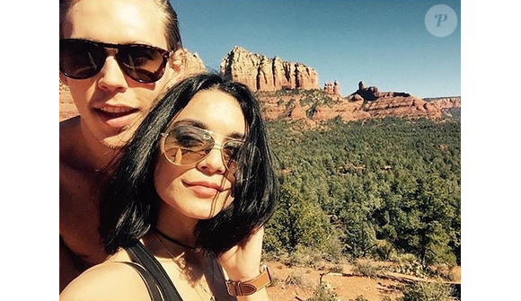 Vanessa Hudgens passe la Saint-Valentin avec son petit ami Austin Butler dans les montagnes de l'Arizona. Photo publiée sur Instagram, le 15 février 2016.