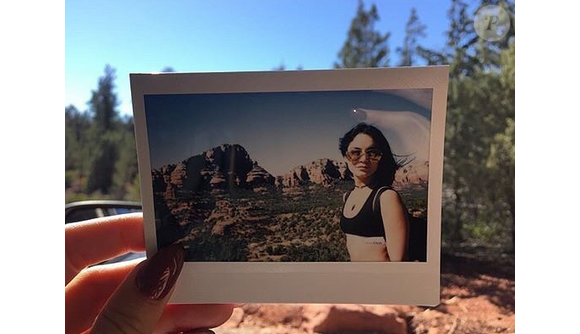 Vanessa Hudgens passe la Saint-Valentin avec son petit ami Austin Butler dans l'Arizona. Photo publiée sur Instagram, le 15 février 2016.