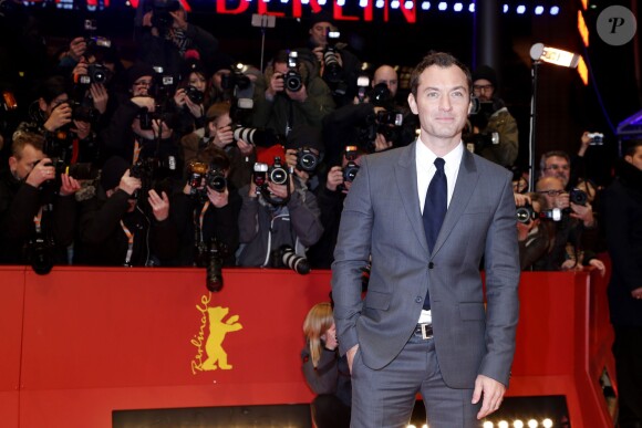 Jude Law à l'avant-première du film "Genius" lors du 66e Festival International du Film de Berlin, le 16 février 2016.