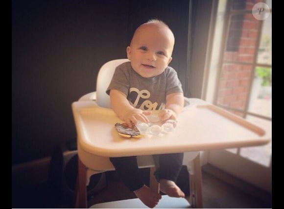 Holt, le fils de Tiffani Thiessen, sur Instagram. Janvier 2016