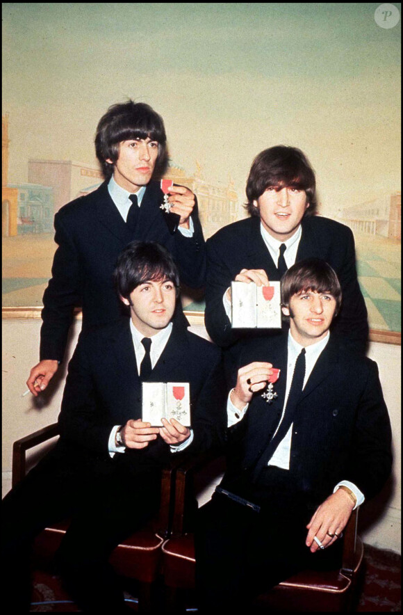 Archives - Les Beatles : George Harrison, Ringo Starr, John Lennon, Paul McCartney.