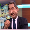 La marionnette de Nicolas Sarkozy, dans les Guignols de l'Info sur Canal+, le lundi 14 décembre 2015.