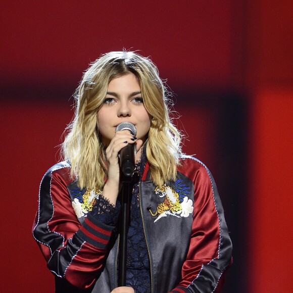 Louane, lors de la cérémonie des 31e Victoires de la Musique au Zénith de Paris le 12 février 2016 © Guirec Coadic