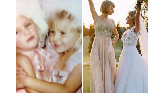 Taylor Swift splendide demoiselle d'honneur au mariage de son amie d'enfance !