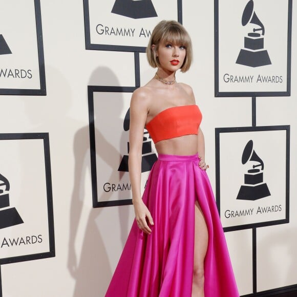 Taylor Swift à La 58ème soirée annuelle des Grammy Awards au Staples Center à Los Angeles, le 15 février 2016.