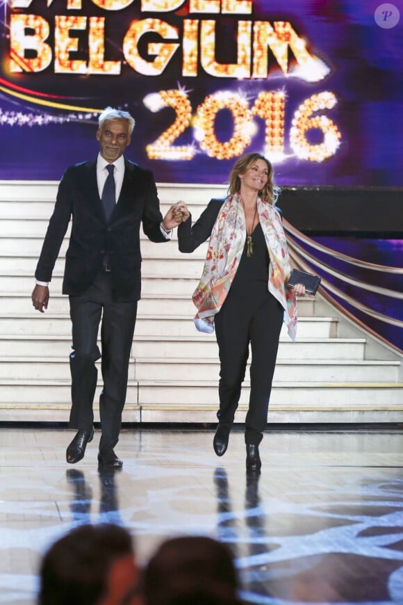 Satya Oblette (ou Satya Oblet) et Ingrid Chauvin - Election Top Model Belgium 2016 au Lido à Paris le 24 janvier 2016. © Philippe Doignon/Bestimage