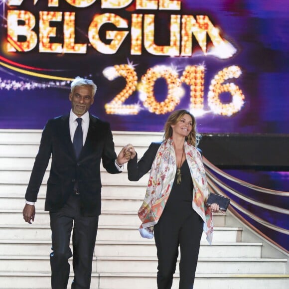 Satya Oblette (ou Satya Oblet) et Ingrid Chauvin - Election Top Model Belgium 2016 au Lido à Paris le 24 janvier 2016. © Philippe Doignon/Bestimage