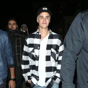 Justin Bieber à la sortie du club Tape à Londres, le 24 juillet 2016