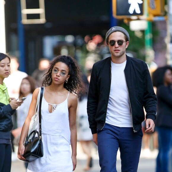 FKA Twigs et Robert Pattinson à New York, le 19 mai 2015.