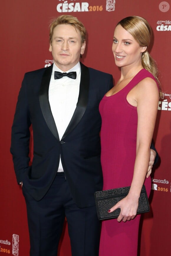 Benoît Magimel, guest - Photocall lors de la 41ème cérémonie des Cesar au théâtre du Châtelet à Paris, le 26 février 2016. © Borde-Jacovides/Bestimage  Photocall - The Cesar Film Awards 2016 at Theatre du Chatelet on February 26th, 2016 in Paris, France.26/02/2016 - Paris