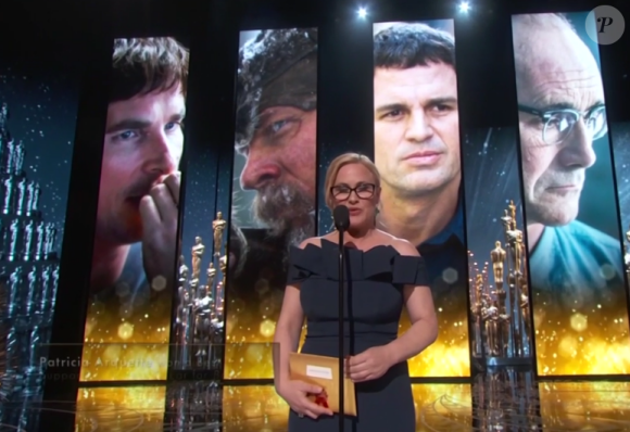 Patricia Arquette remet l'Oscar du meilleur second rôle masculin - 28 février 2016