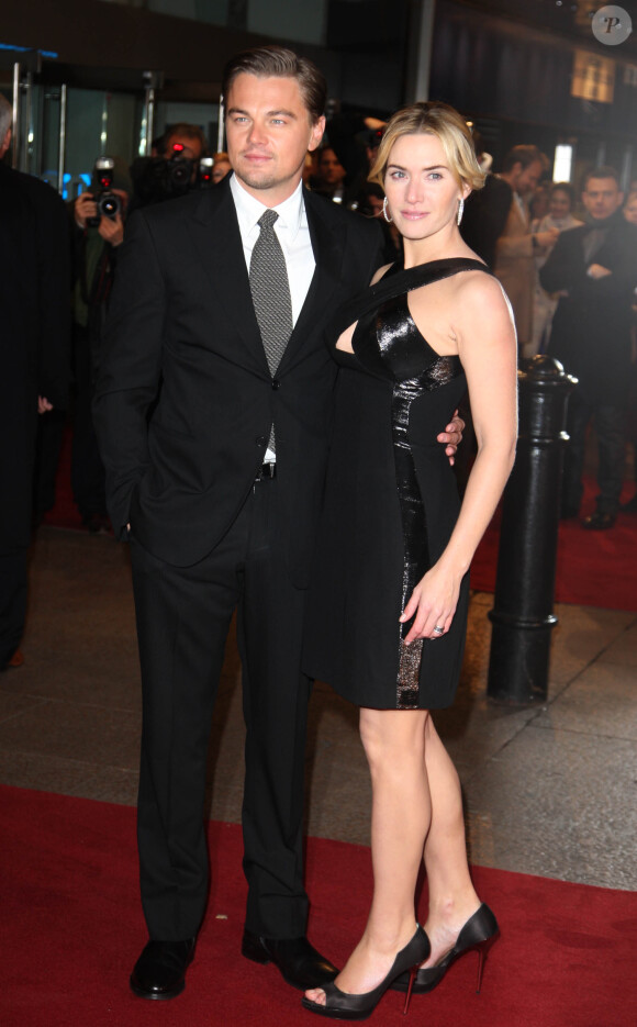 Kate Winslet et Leonardo DiCaprio - Avant-première des Noces rebelles à Londres le 18 janvier 2009