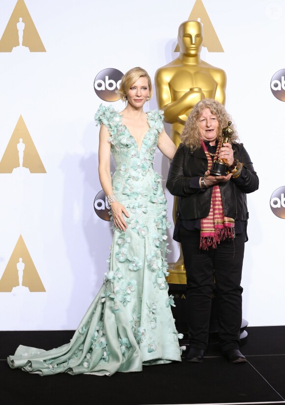 Cate Blanchett et Jenny Beavan - 88ème cérémonie des Oscars à Hollywood, le 28 février 2016.