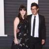 Zooey Deschanel et sa femme Jacob Pechenik - Soirée "Vanity Fair Oscar Party" après la 88e cérémonie des Oscars à Hollywood, le 28 février 2016.