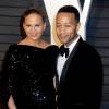 John Legend et Chrissy Teigen - Soirée "Vanity Fair Oscar Party" après la 88e cérémonie des Oscars à Hollywood, le 28 février 2016.