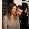 Justin Timberlake et Jessica Biel - Soirée "Vanity Fair Oscar Party" après la 88e cérémonie des Oscars à Hollywood, le 28 février 2016.