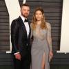 Justin Timberlake et Jessica Biel - Soirée "Vanity Fair Oscar Party" après la 88e cérémonie des Oscars à Hollywood, le 28 février 2016.