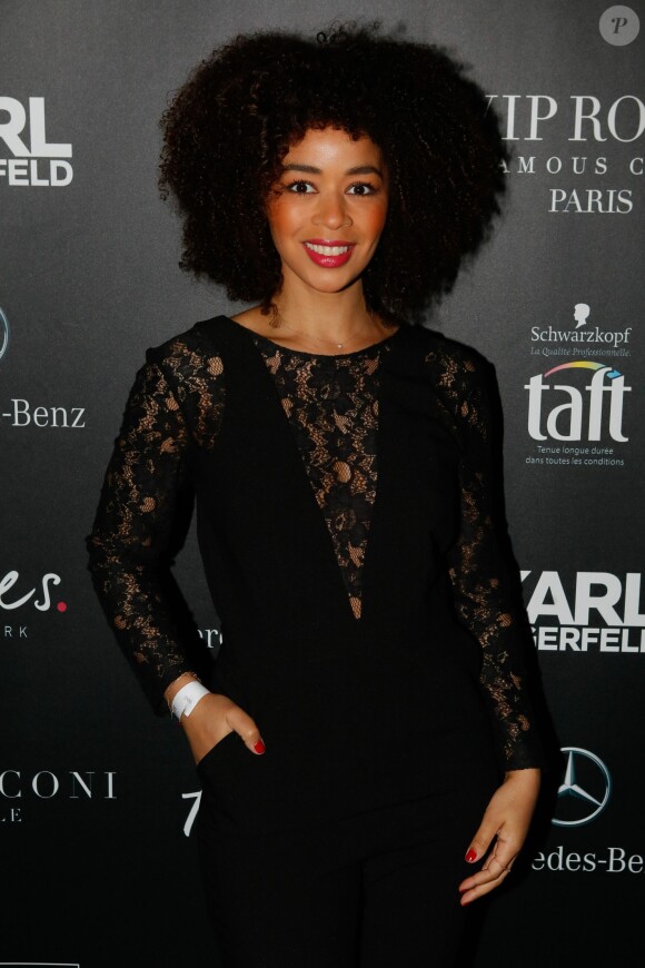 Aurélie Konaté, au VIP Room à Paris le 28 février 2015.