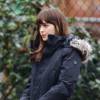 Dakota Johnson en tournage à Vancouver sur le film "Fifty Shades Darker" le 2 mars 2016.