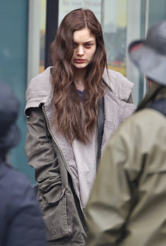 Bella Heathcote - Tournage de "Fifty Shades darker" à New York le 2 mars 2016.