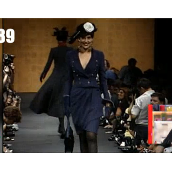 Cristina Cordula lorsqu'elle était mannequin pour Chanel et Yves Saint Laurent : des images dévoilées par C à vous le 4/03/16