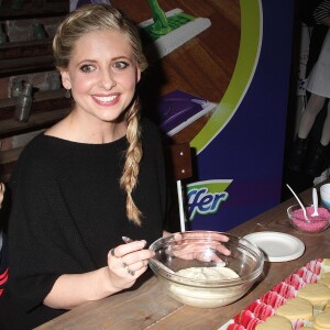 Sarah Michelle Gellar lors d'un événement en faveur de la créativité des enfants sponsorisé par Swiffer à New York le 3 février 2016