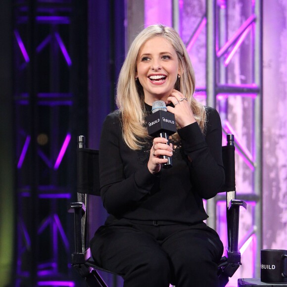 Sarah Michelle Gellar lors de la présentation de sa marque Foodstirs le 17 décembre 2015 à New York.