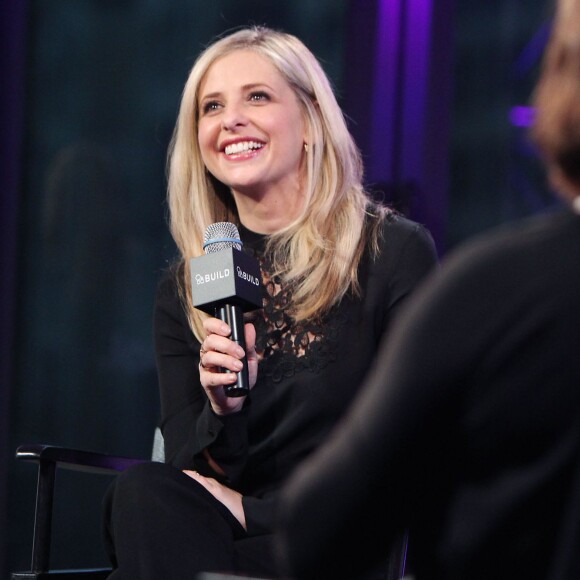 Sarah Michelle Gellar lors de la présentation de sa marque Foodstirs le 17 décembre 2015 à New York.